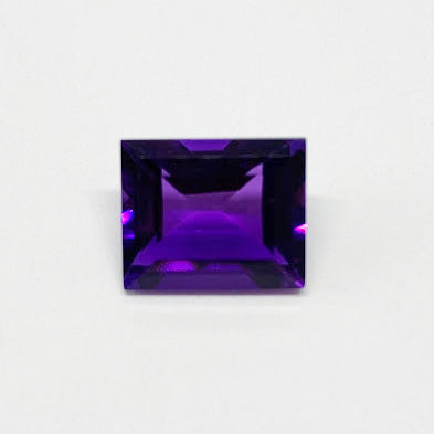 Amethyst - Rectangular Step Cut - eklektic jewelry studio
