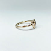Heart Knot Ring - eklektic jewelry studio