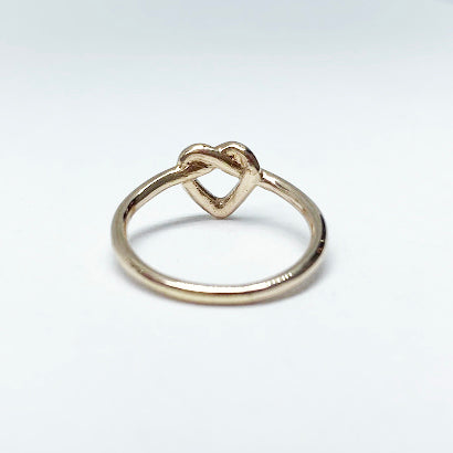 Heart Knot Ring - eklektic jewelry studio