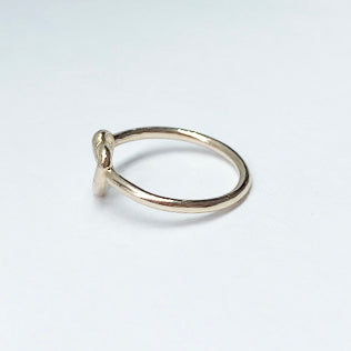 Heart Knot Ring - eklektic jewelry studio