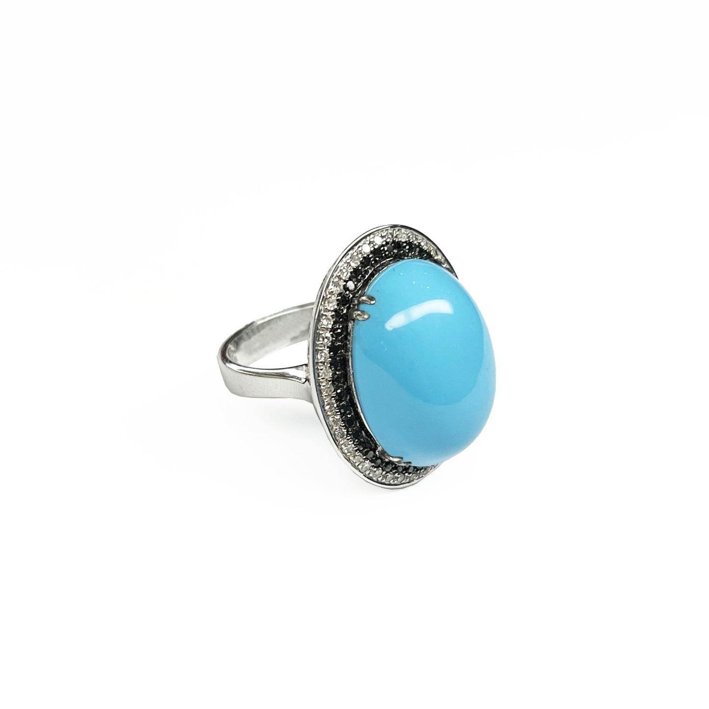 18kw Turquoise Ring