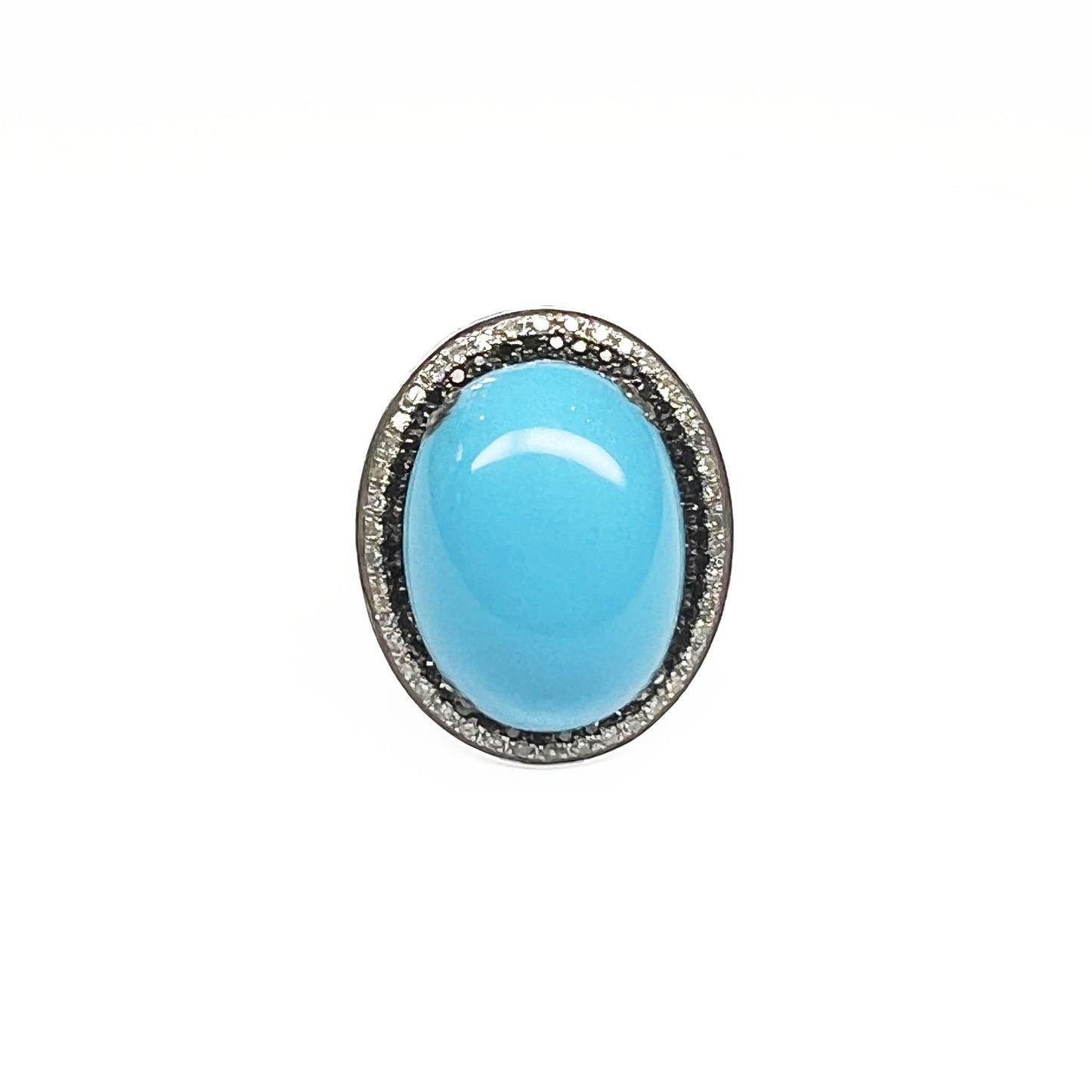 18kw Turquoise Ring