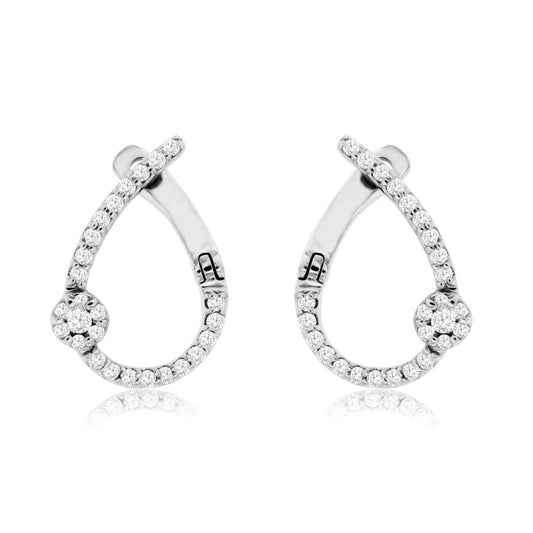 14kw  diamond earrings