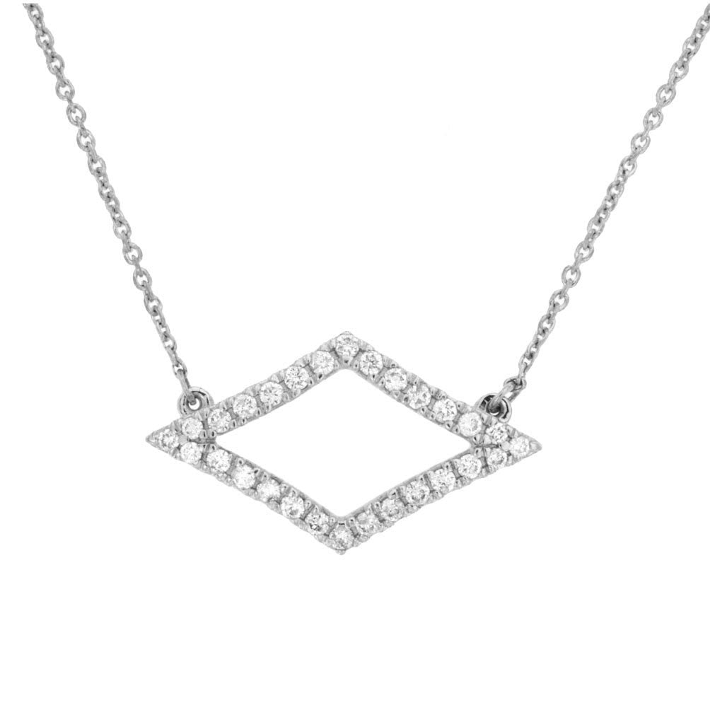 14kw Diamond Necklace 0.24ctw