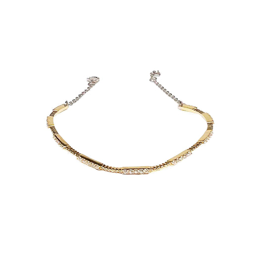 18ky diamond bangle bracelet