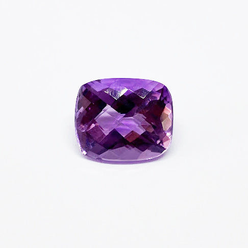 Amethyst - Rectangular Cushion Checkerboard - eklektic jewelry studio