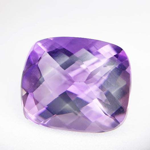 Amethyst - Rectangular Cushion Checkerboard - eklektic jewelry studio