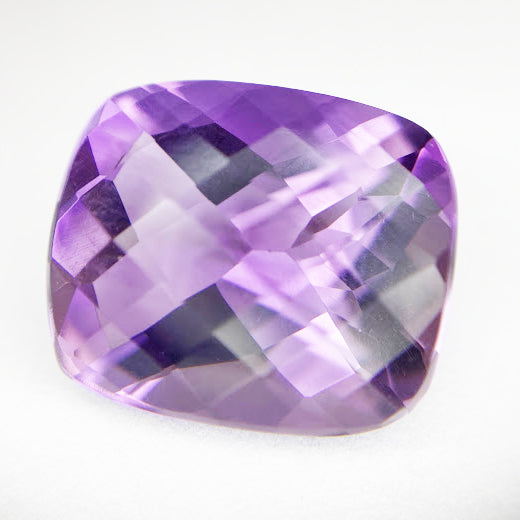Amethyst - Rectangular Cushion Checkerboard - eklektic jewelry studio