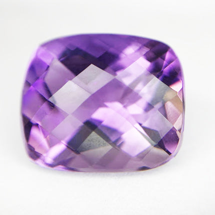 Amethyst - Rectangular Cushion Checkerboard - eklektic jewelry studio