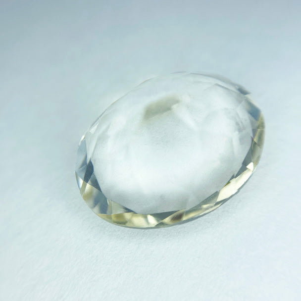 Quartz  - Oval Faceted - eklektic jewelry studio