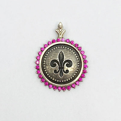 Fleur de Lys Pendant - eklektic jewelry studio