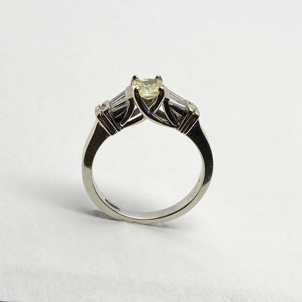 14kw Allanite and Diamond Ring - eklektic jewelry studio