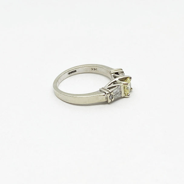 14kw Allanite and Diamond Ring - eklektic jewelry studio