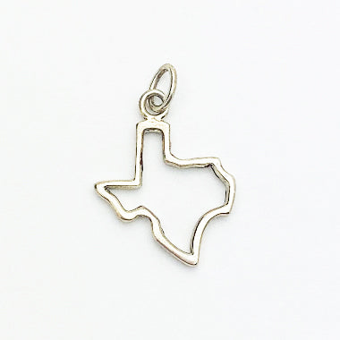 Silver Texas Charm Pendant - eklektic jewelry studio