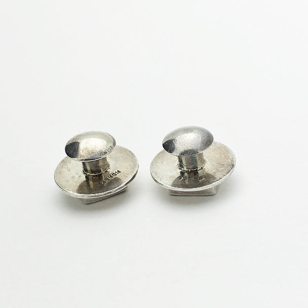 Sterling Silver Mother Of Pearl Cufflinks - eklektic jewelry studio
