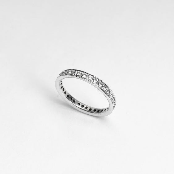 14kw Diamond Eternity Ring - eklektic jewelry studio