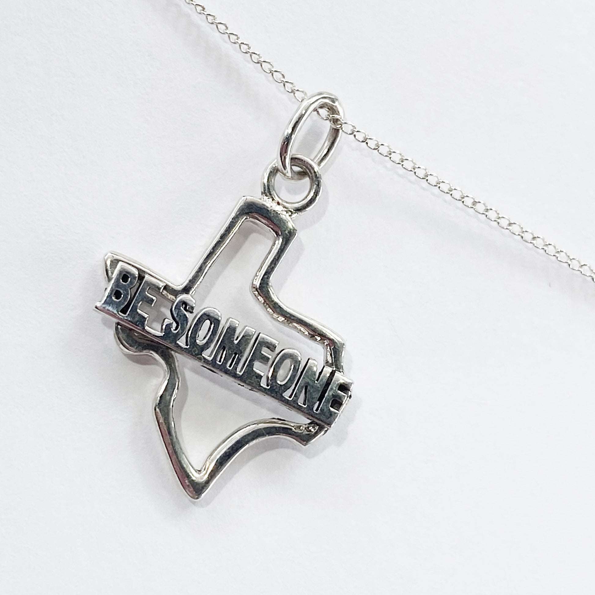 Silver Texas Charm Pendant BE SOMEONE - eklektic jewelry studio