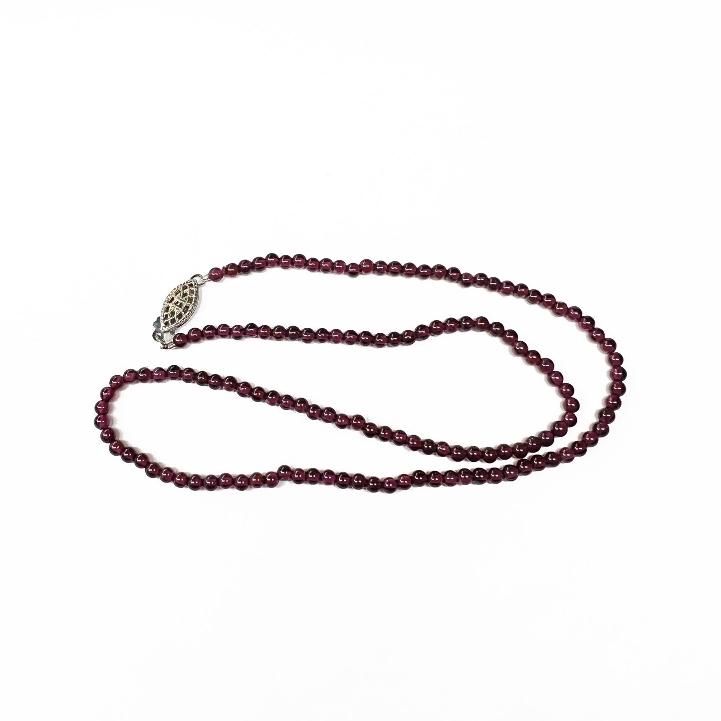 Garnet Beads Necklace