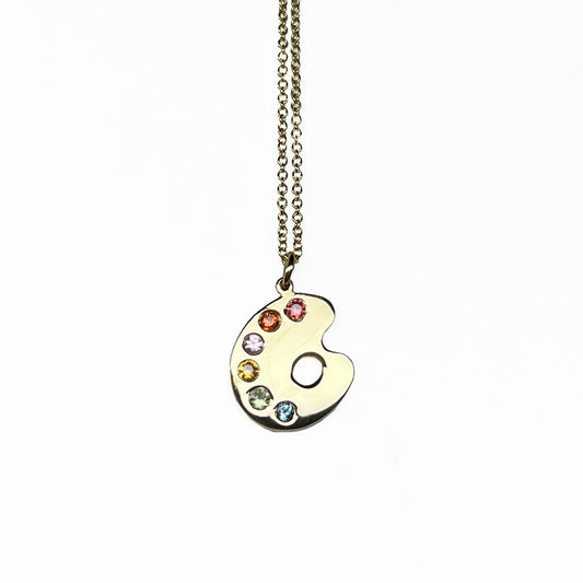 14ky Palette Necklace