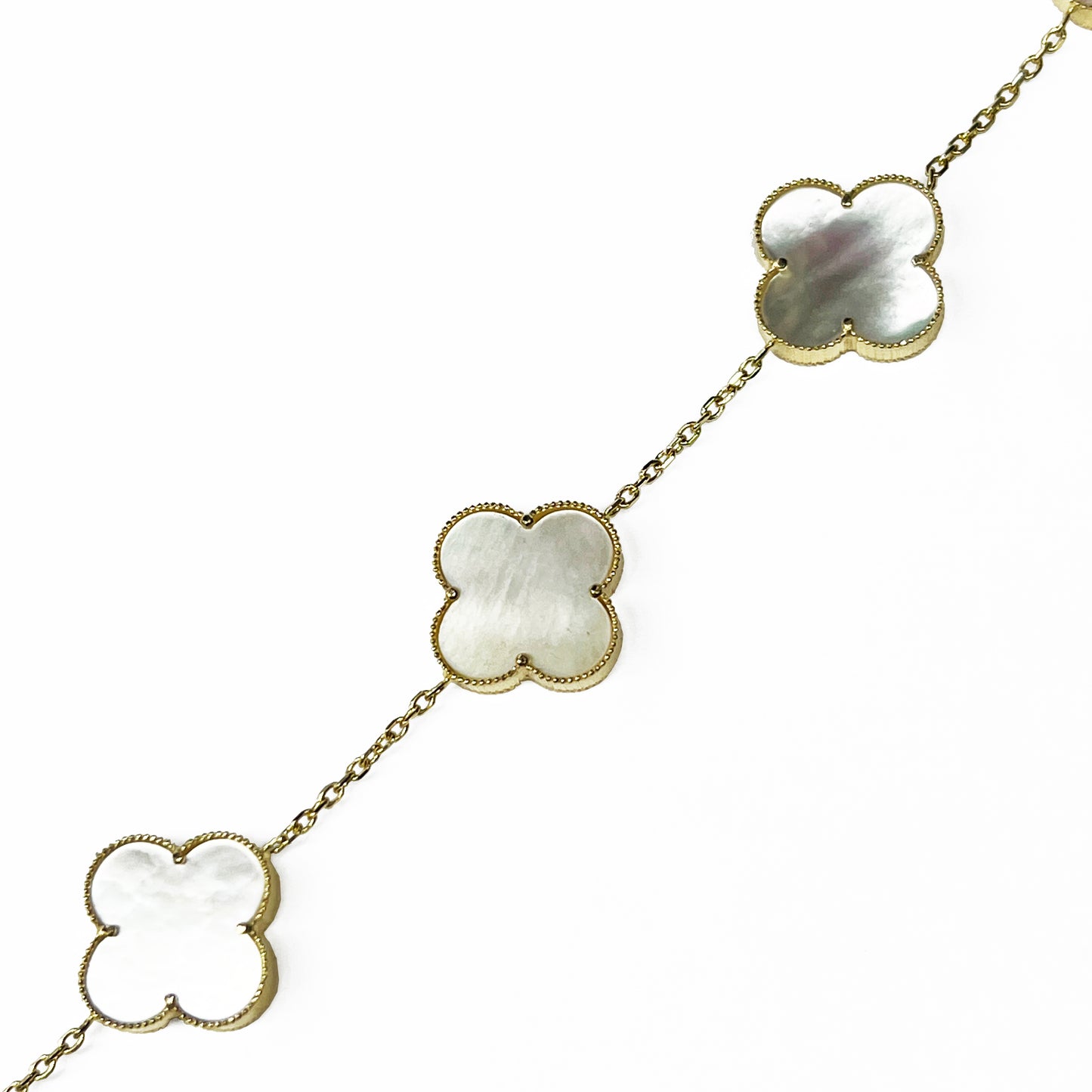 14ky Quatrefoil Bracelet