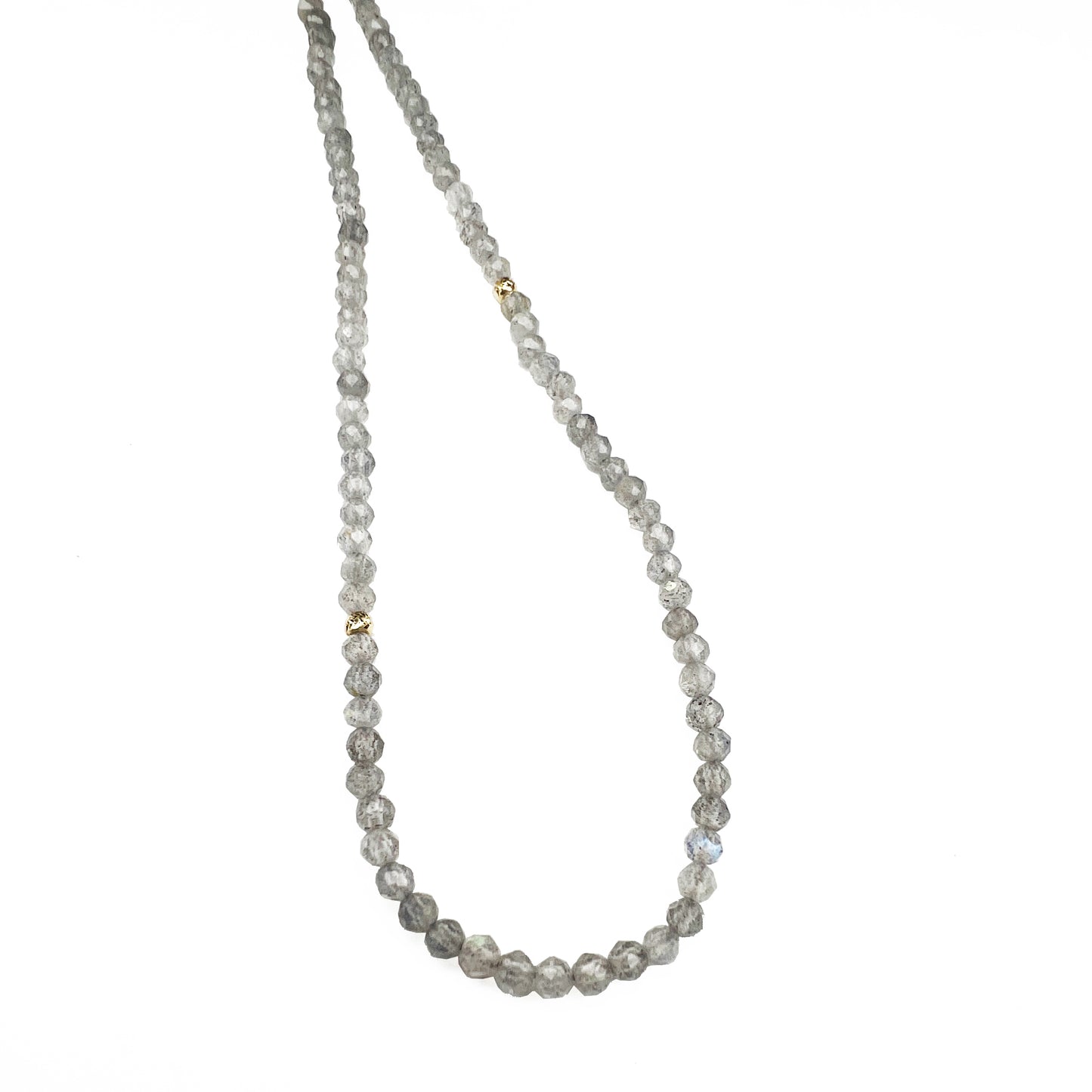 14ky Labradorite Beads Necklace