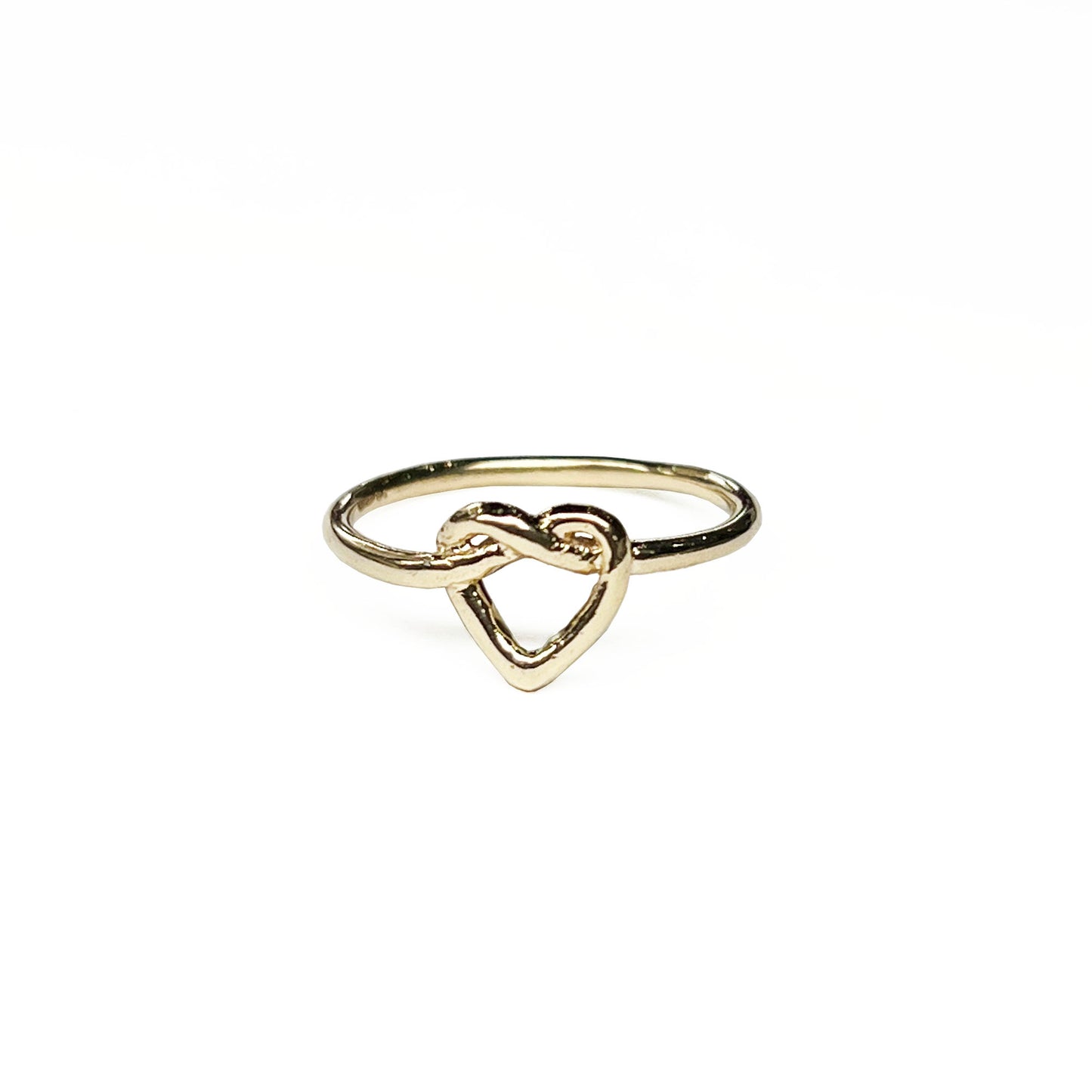 14ky Heart Knot Ring