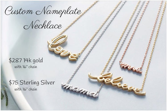 Name Necklace - eklektic jewelry studio