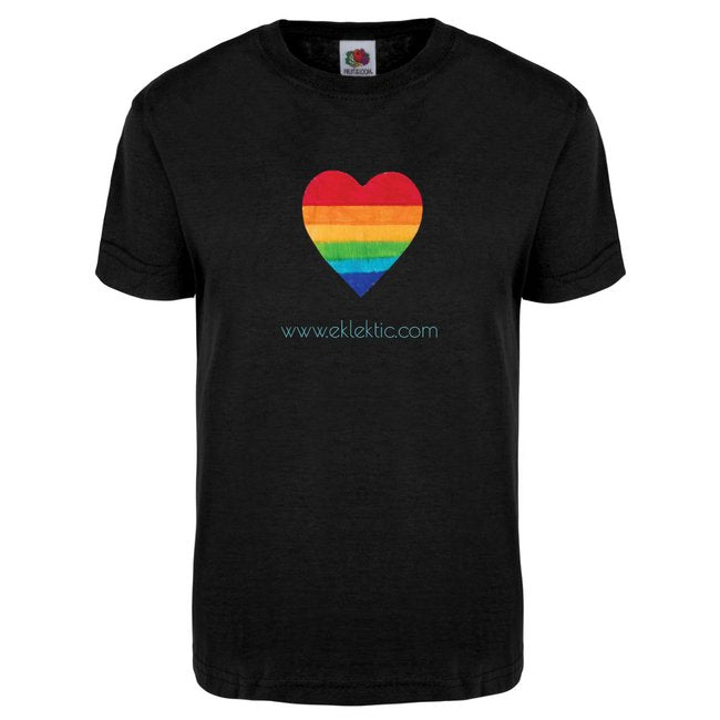 Rainbow Heart Tee Shirt